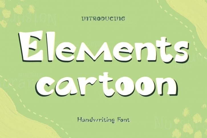 Elements Cartoon Font Download