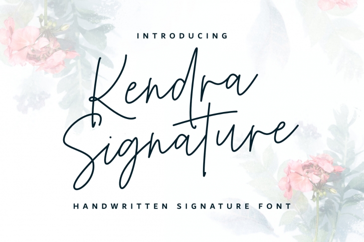 Kendra Signature Font Download