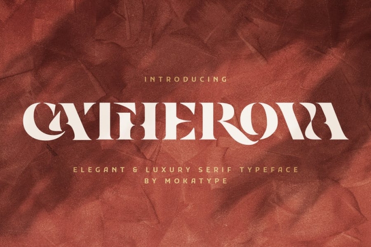 Catherova - Elegant and luxurious serif display Font Download