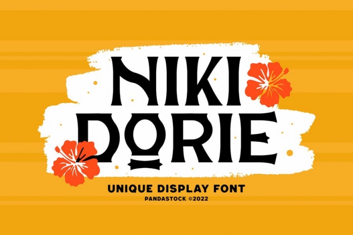 Niki Dorie - Unique Display Font Font Download