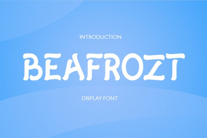 BEAFROZT Font Download