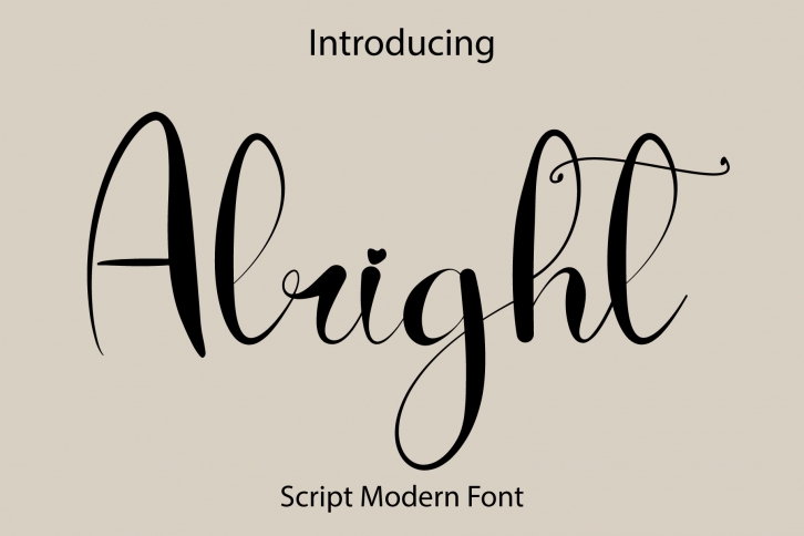 Alright Font Download