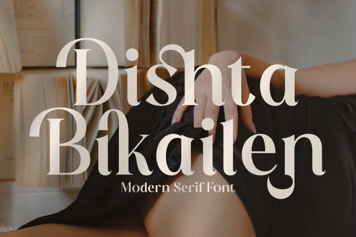 Dishta Bikailen Serif Font Font Download