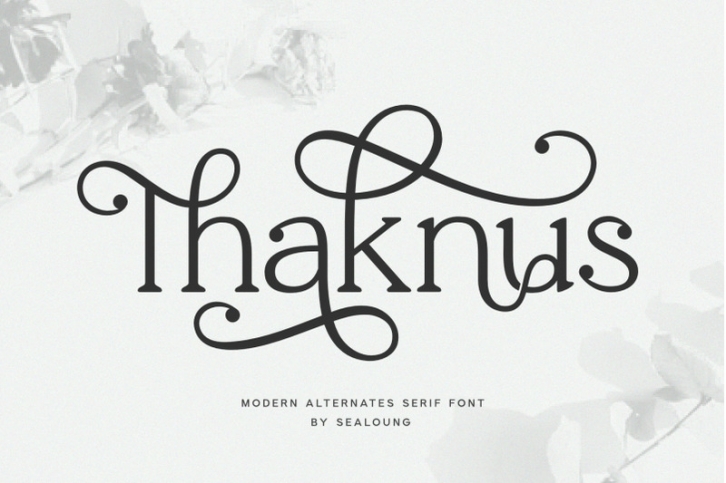 Thaknus Font Download