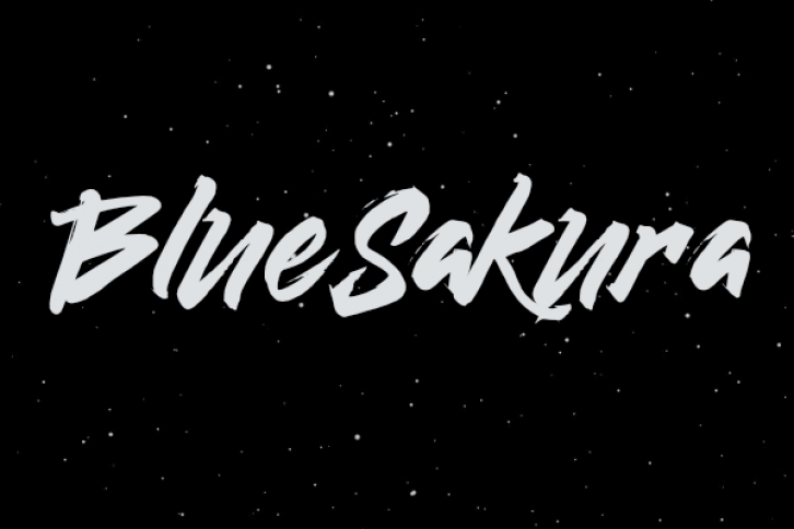 Blue Sakura Font Download