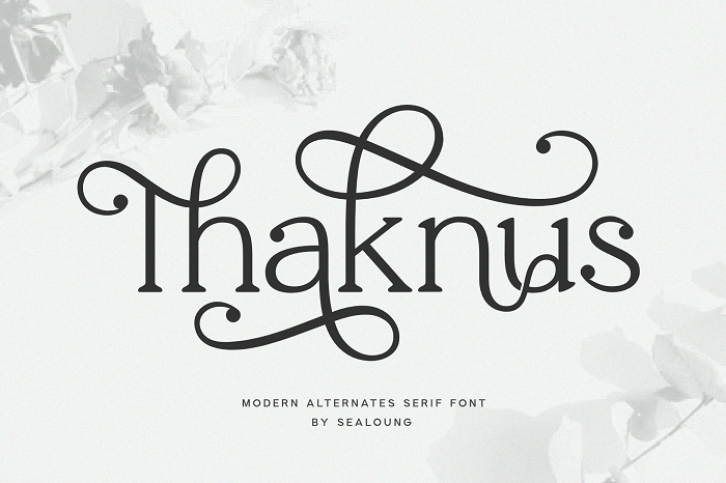 Thaknus Thaknus Font Download