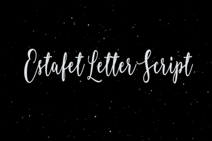 Estafet Letter Font Download
