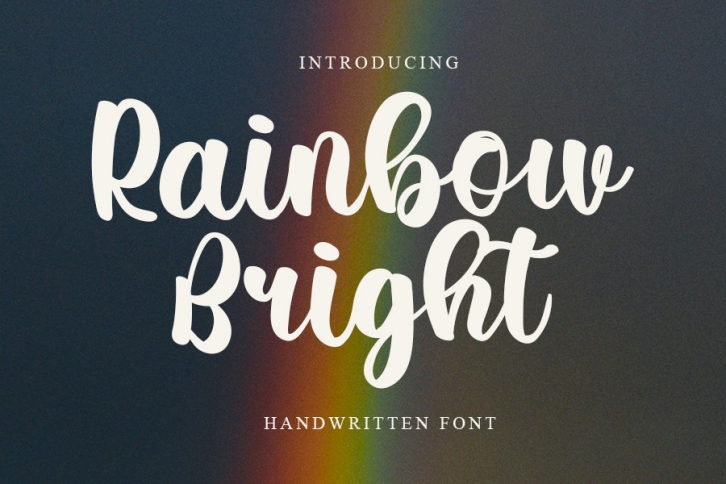 Rainbow Bright Font Download