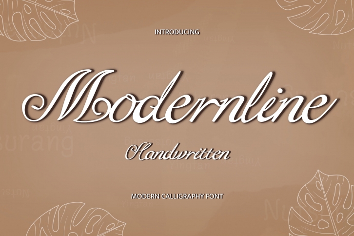 Modernline Handwritten Font Download