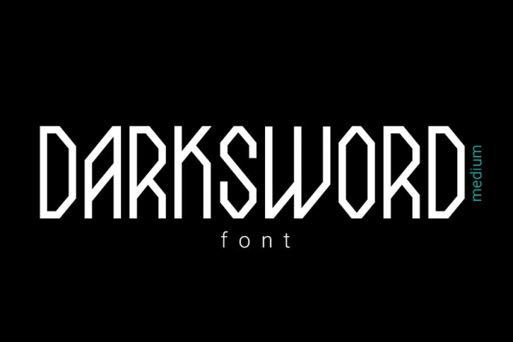 DarkSword Medium Font Font Download