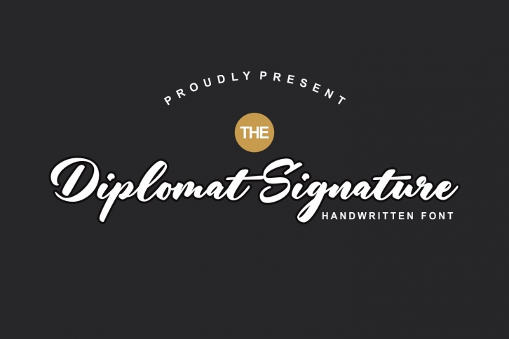 The Diplomat Signature Font Download