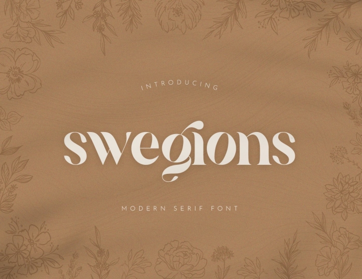 Swegions Serif Display Font Download