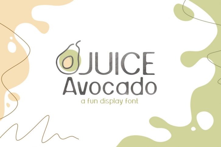 Juice Avocado Font Download