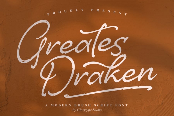 Greates Draken Brush Script Font Font Download