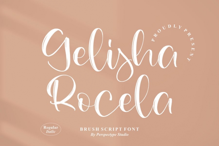 Gelisha Rocela Brush Script Font Font Download