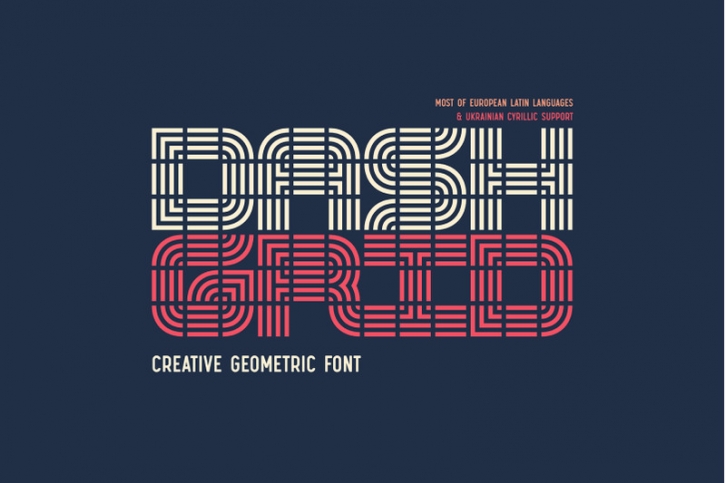 Dash Grid font Font Download
