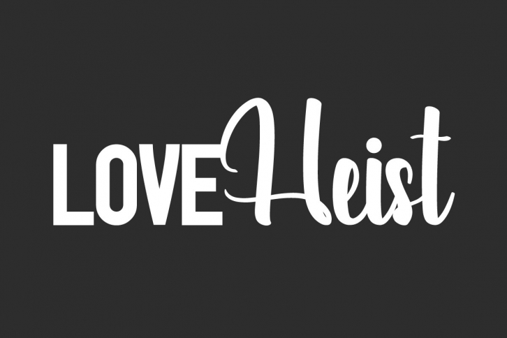 Love Heist Font Download