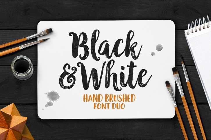 Black  White Font Download