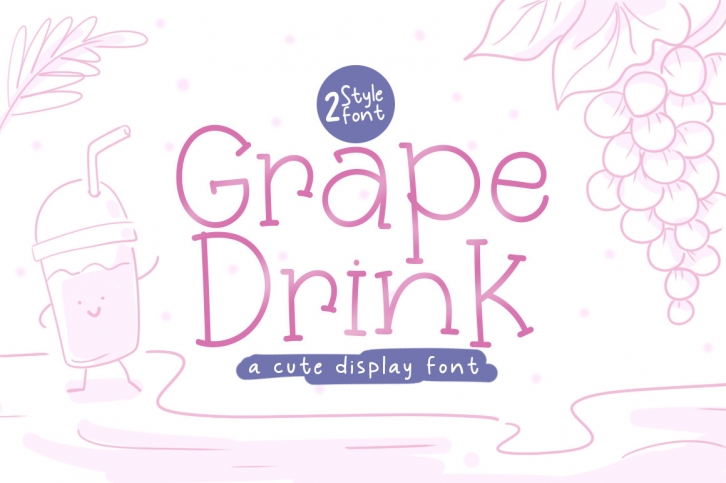 Grape Drink Font Download