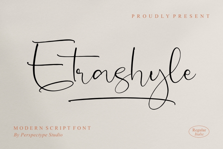 Etrashyle Font Download
