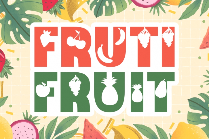Fruti Fruit Font Download