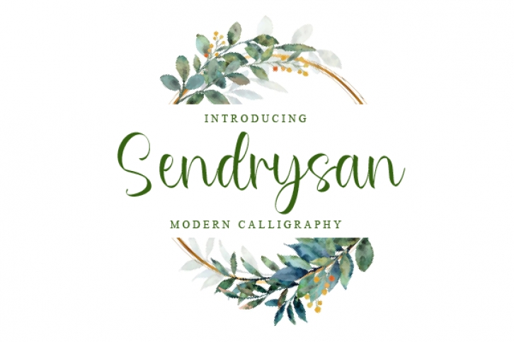 Sendrysan Font Download