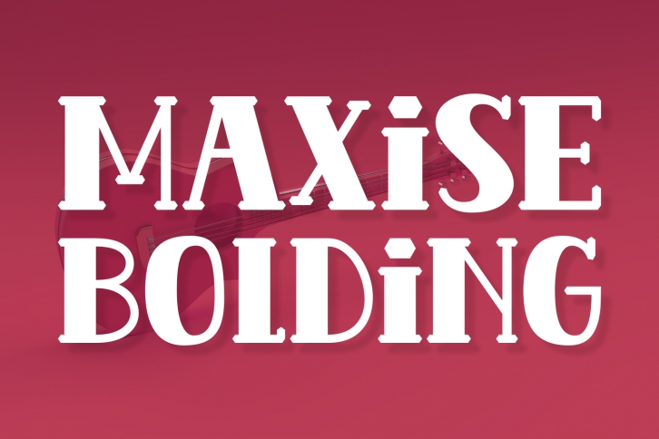 Maxise Bolding Font Download
