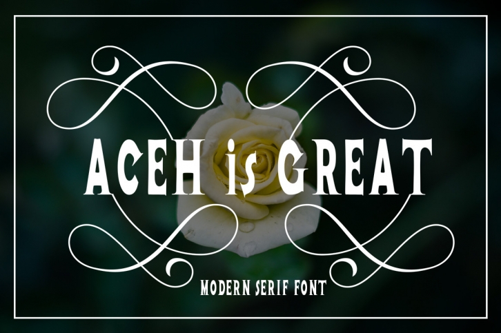 Aceh is Great Font Download
