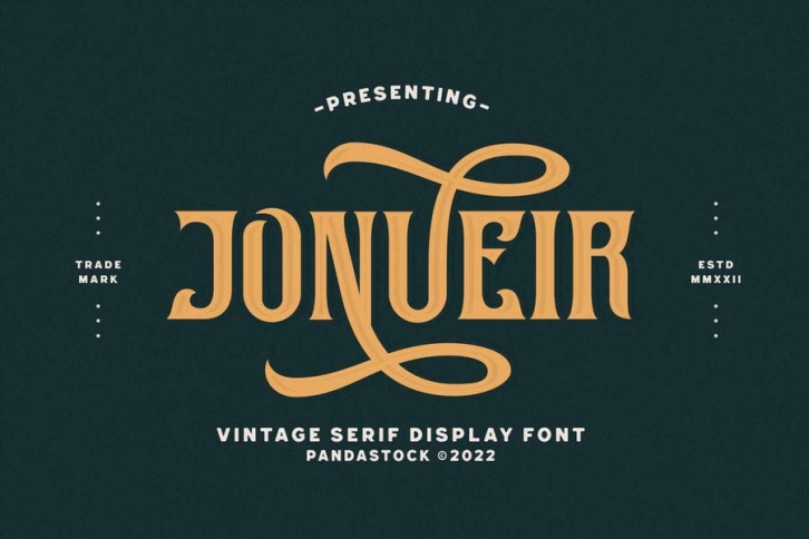Jonueir - Modern Vintage Fonts Font Download