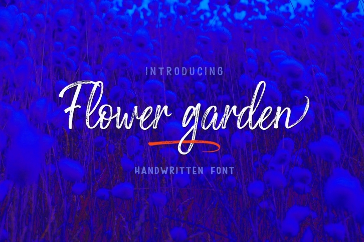 Flowergarden Brush Scrip Font Download
