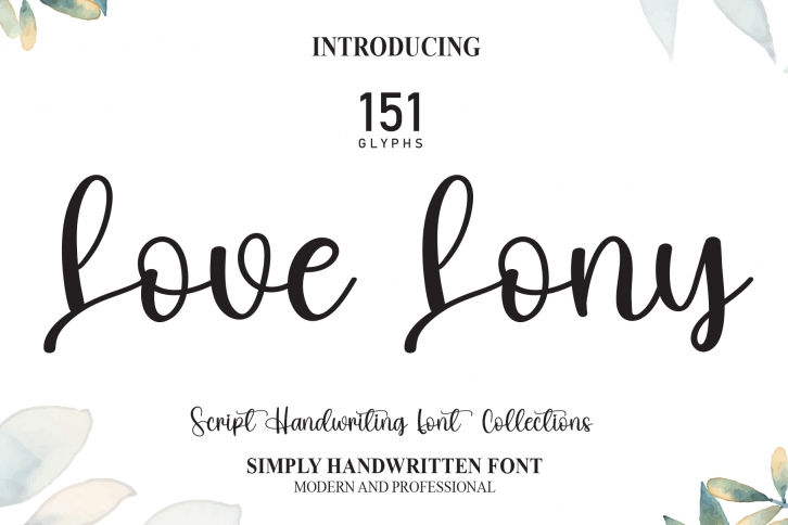 Love Lony Font Download