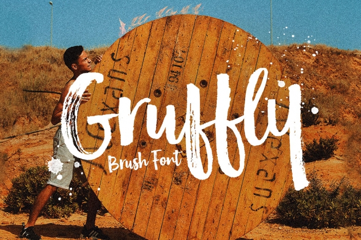Gruffly Brush Font Download
