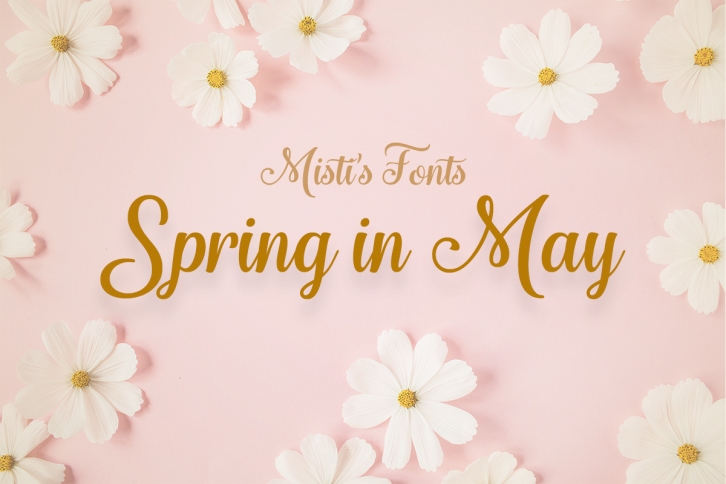 Spring in May Font Download