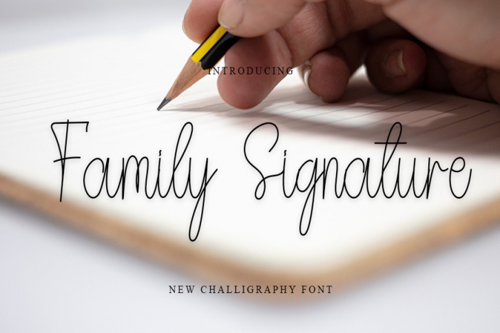 Family Signature Font Download