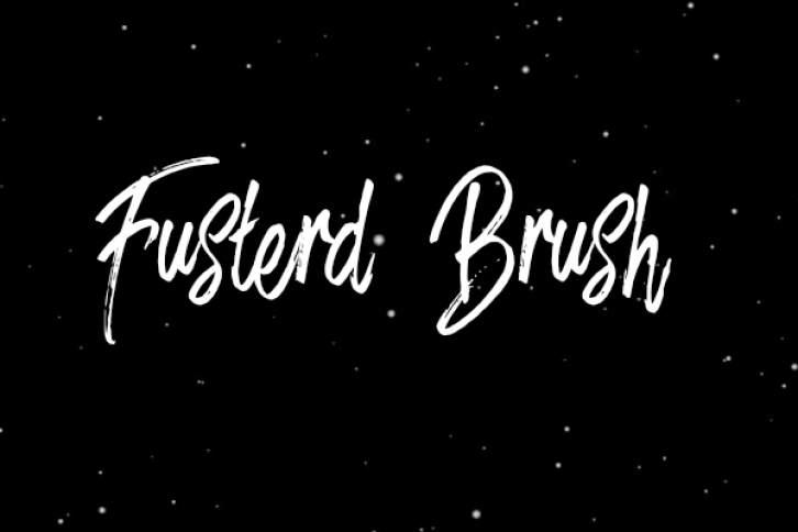 Fusterd Brush Font Download