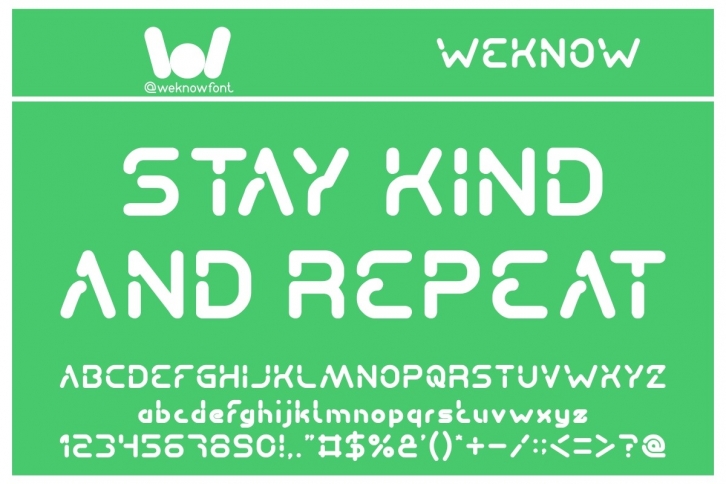 Stay Kind and Repeat Font Download