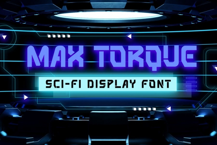 Max Torque - Futuristic Techno Font Font Download