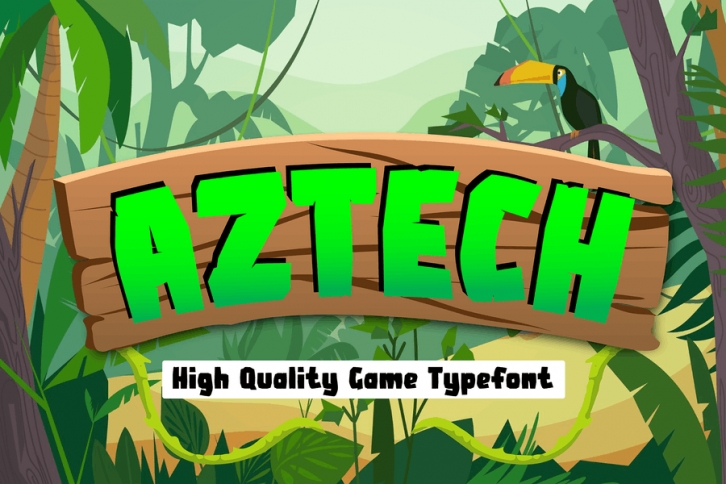 Aztech - Ethnic Gaming Font Font Download