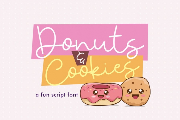 Donuts & Cookies Font Download