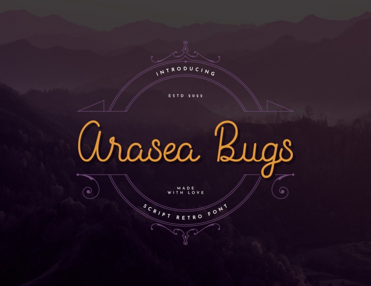 Arasea Bugs Script Handwritten Font Download