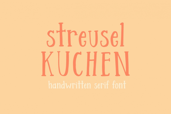 Streusel Kuchen Font Download