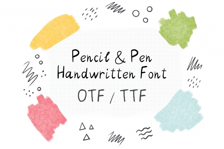 Pencil & Pen Font Download