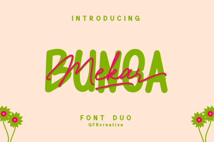 Bunga Mekar Font Download