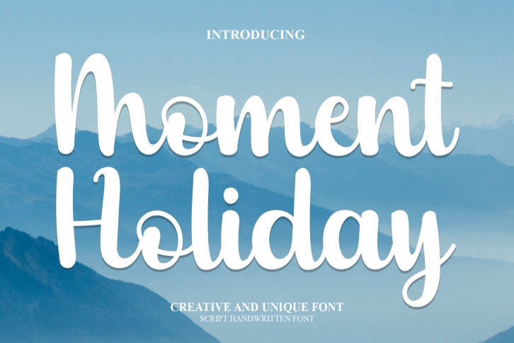 Moment Holiday Font Download