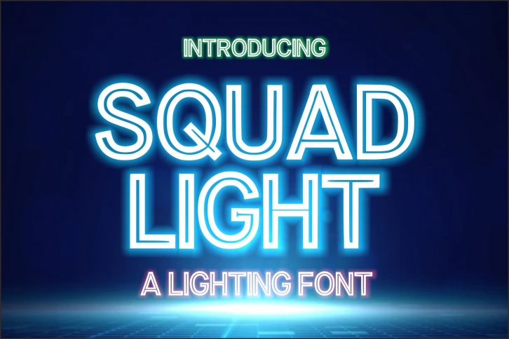 Squad Light Font Download