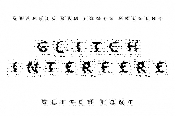 Glitch Interfere Font Download