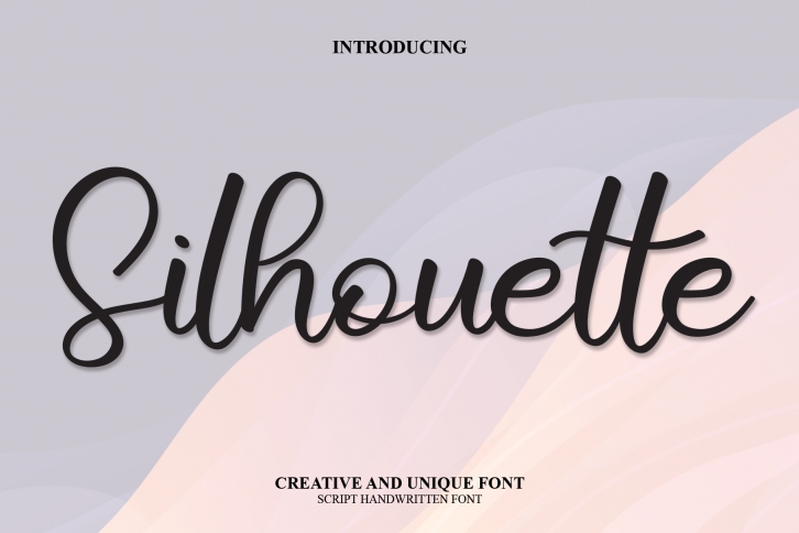 Silhouette Font Download