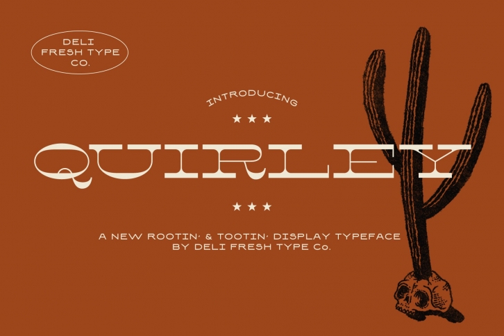 Quirley: A Western Slab Serif Font Download