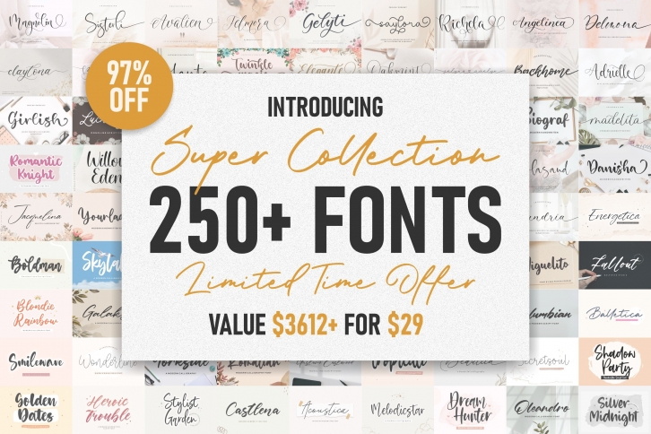 Super Collection Bundle Font Download