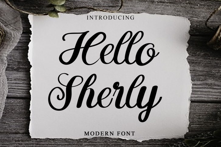 Hello Sherly Font Download